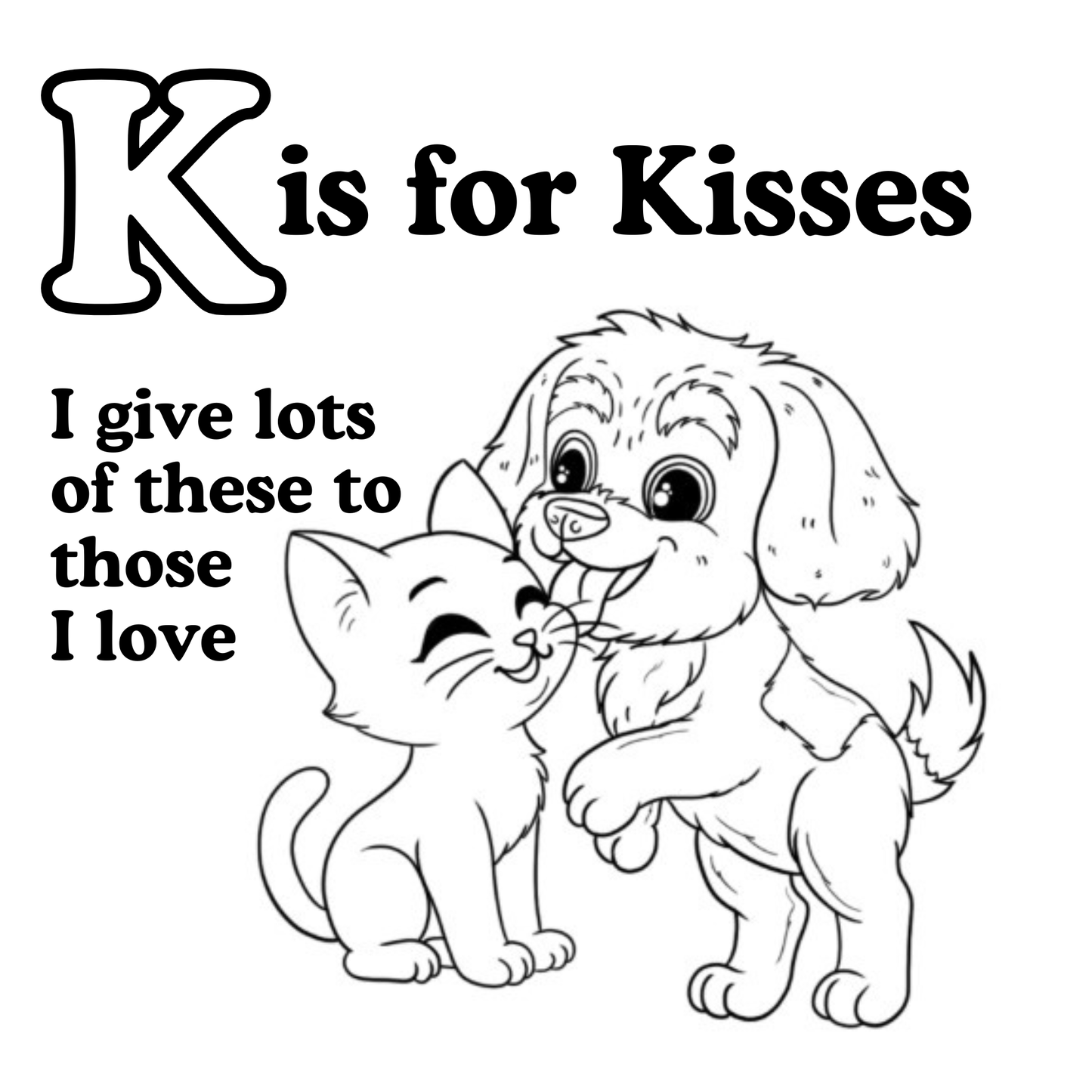 "ABCs To Make You Smile" Coloring Book