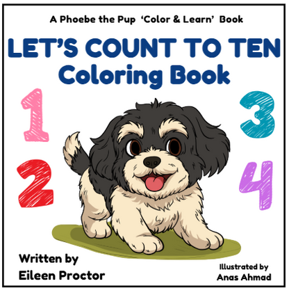 "Let's Count To Ten" Coloring Book