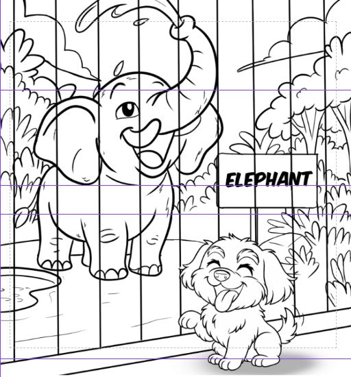 "Who's Who At The Zoo" Coloring Book - NOW AVAILABLE