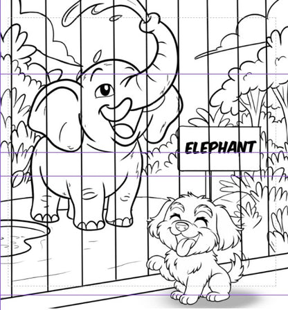 "Who's Who At The Zoo" Coloring Book - NOW AVAILABLE