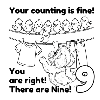"Let's Count To Ten" Coloring Book