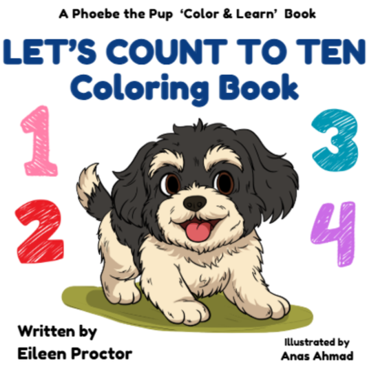 "Let's Count To Ten" Coloring Book
