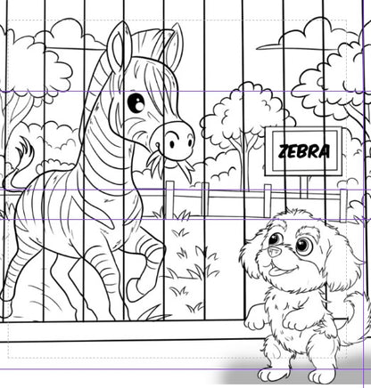 "Who's Who At The Zoo" Coloring Book - NOW AVAILABLE